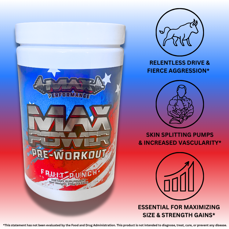 Max Power - Premium Pre-Workout Formula